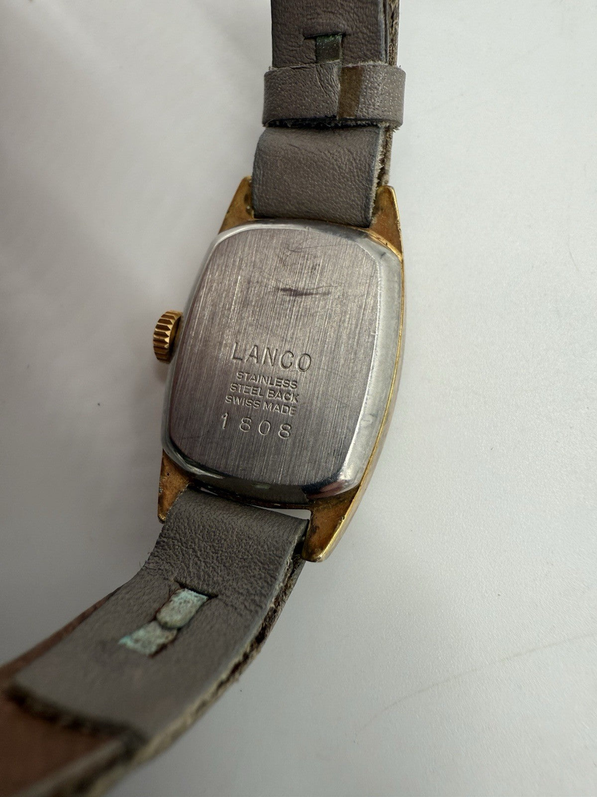 VINTAGE LANCO MERCEDES DAMENUHR 17 JEWELS SWISS MADE HANDAUFZUG VERGOLDET