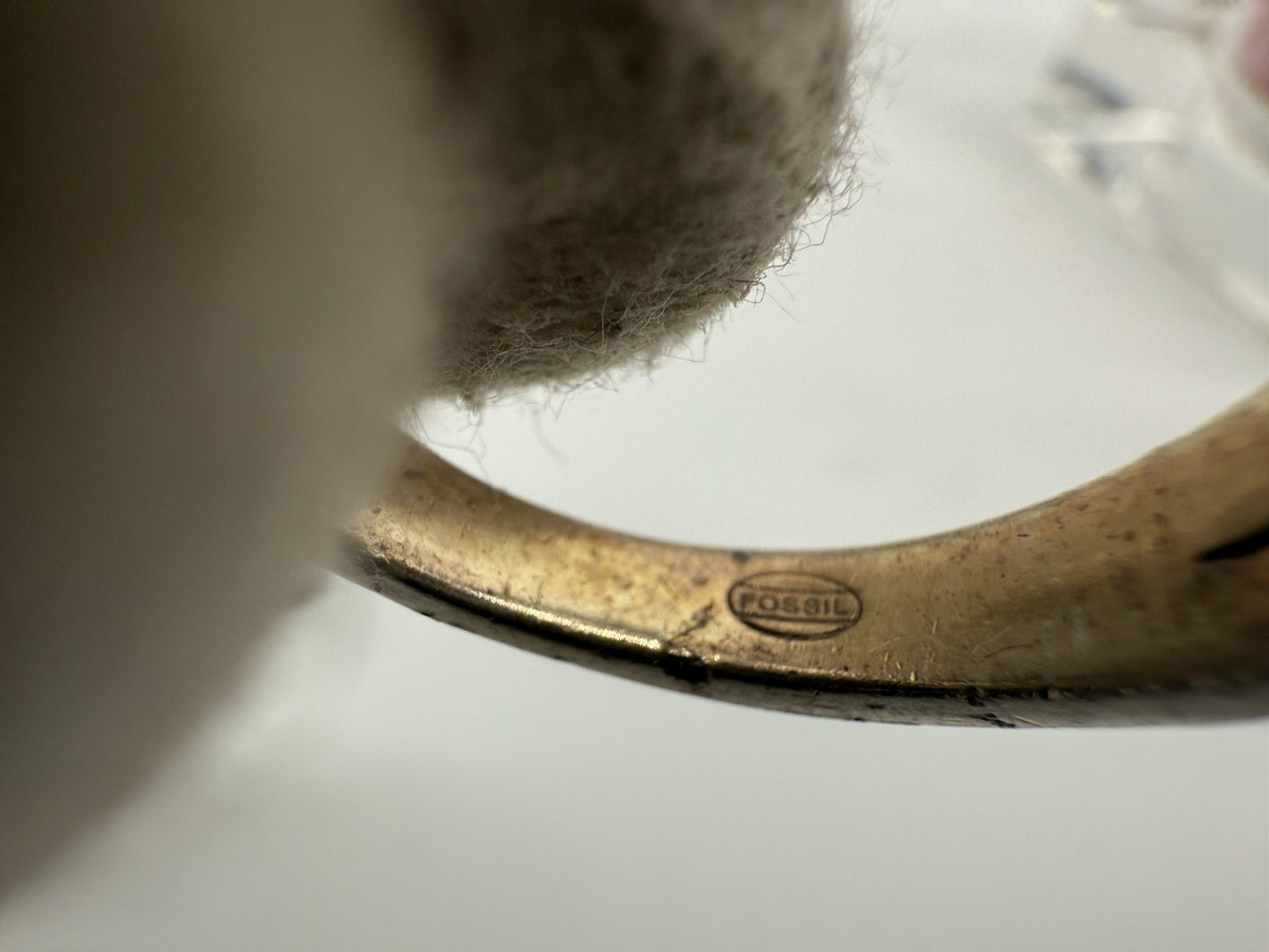 FOSSIL RING 925 SILBER SPIRALFÖRMIG ZIRKONIA GR.60