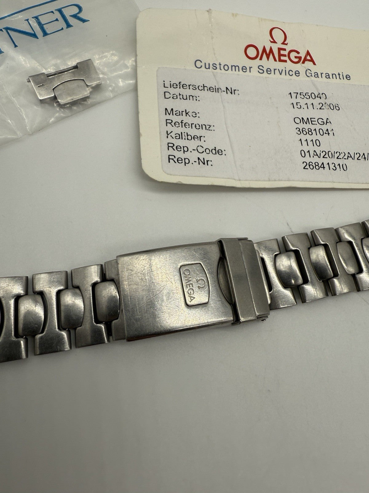 OMEGA SEAMASTER 200M STAHL ARMBAND BRACELET 19MM VINTAGE