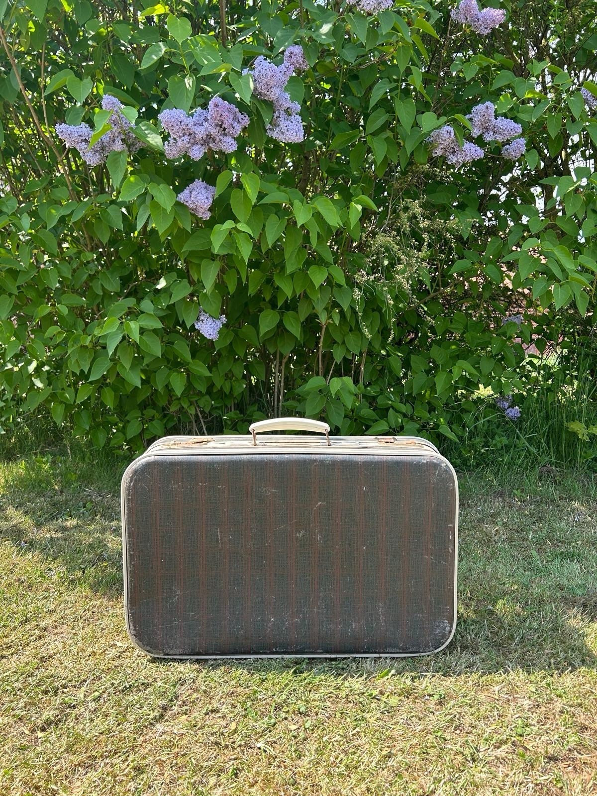 VINTAGE REISEKOFFER 50er JAHRE HARDCASE TASCHE OLDTIMER