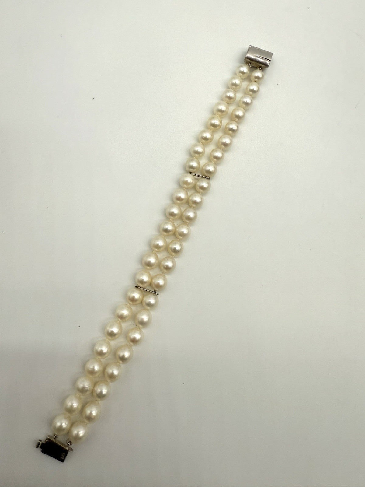 ANTIKES PERLEN ARMBAND MIT 585 14K GOLD VERSCHLUSS