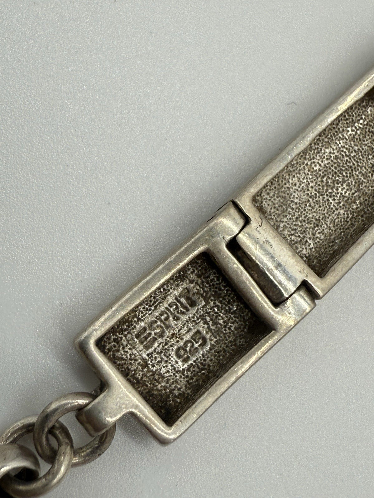 VINTAGE ESPRIT 925 STERLING SILBER HALSKETTE + ARMBAND MIT CUBIC ZIRKONIA