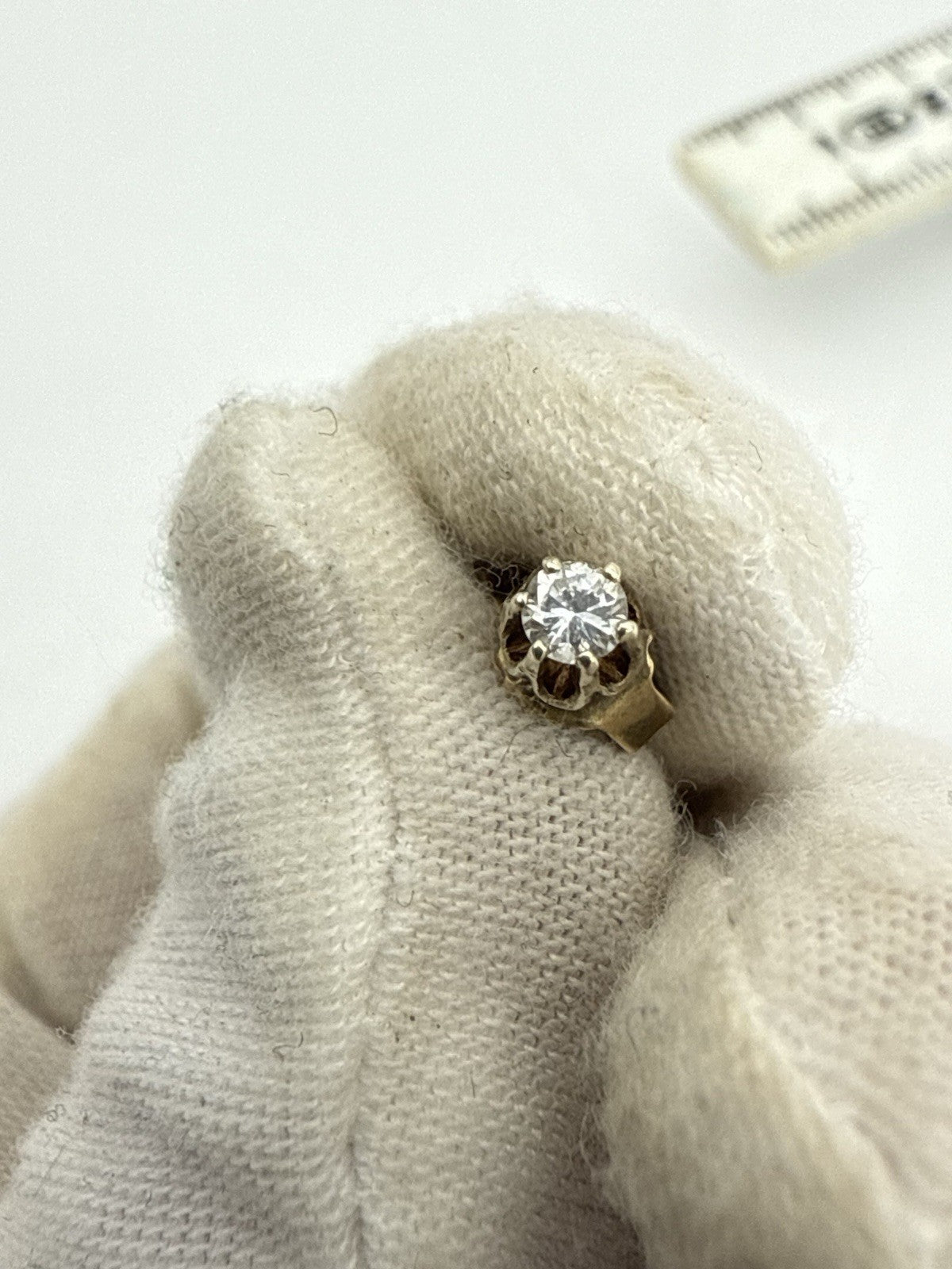 DIAMANT BRILLANT OHRSTECKER 375 GELBGOLD