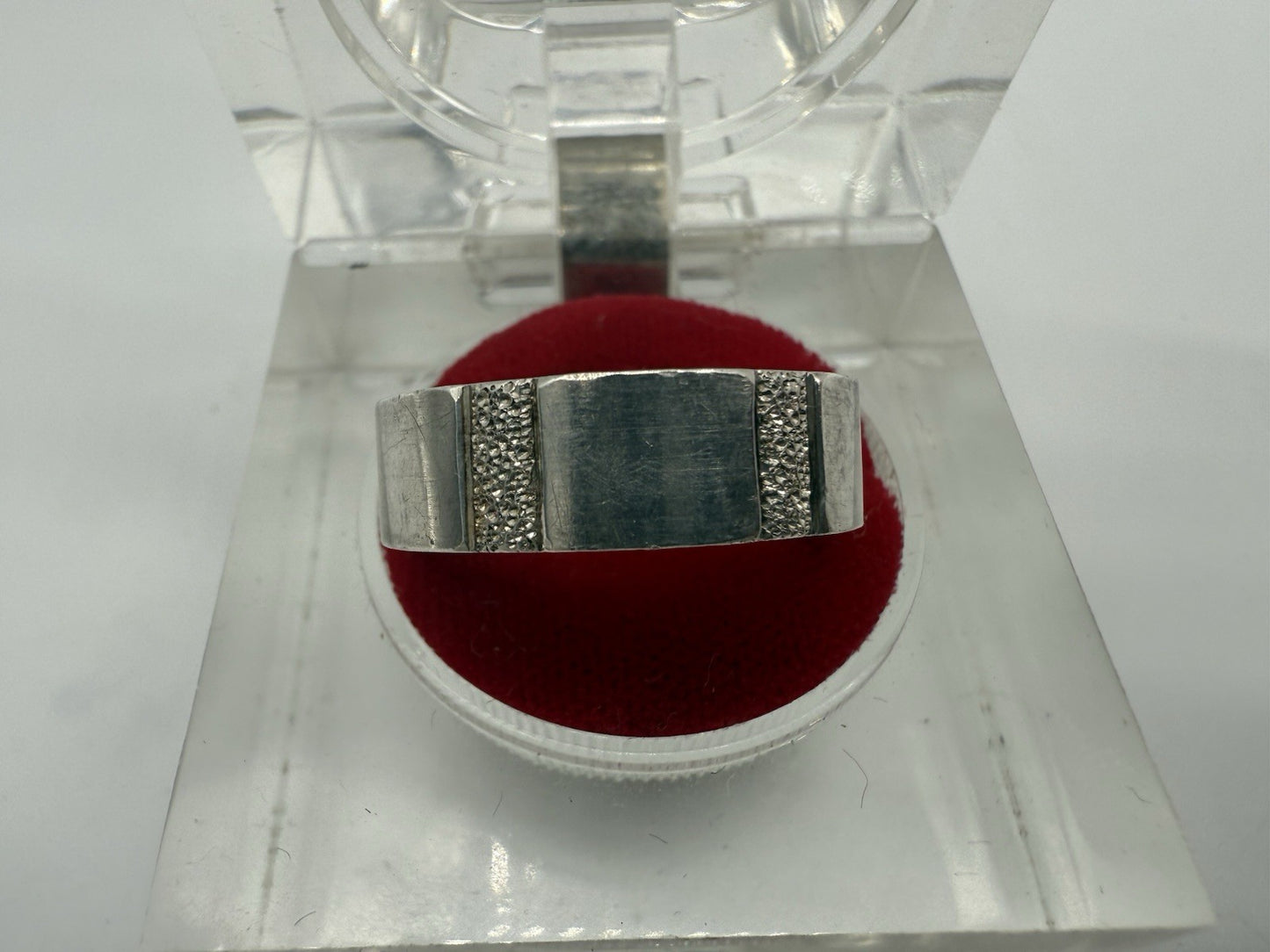 VINTAGE 925 STERLING SILBER RING STACKER SPACER BAND RING GR.61