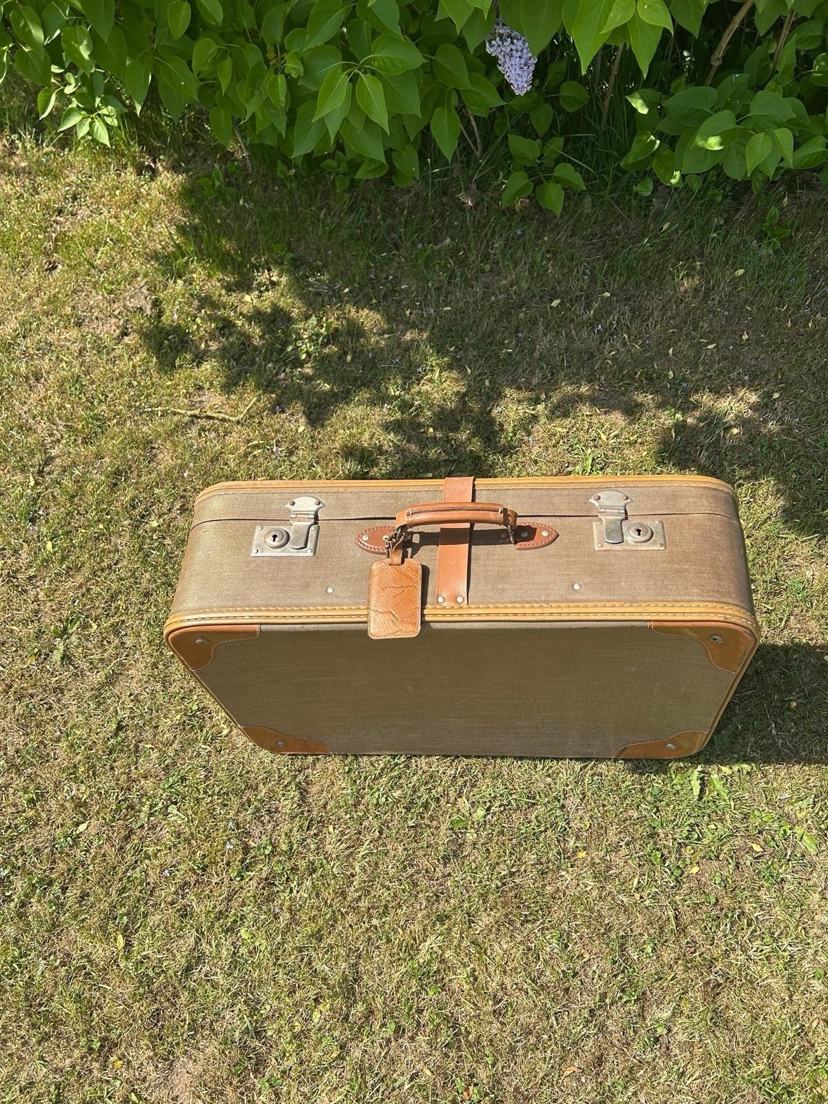 VINTAGE REISEKOFFER RETRO 50er JAHRE HARDCASE TASCHE OLDTIMER