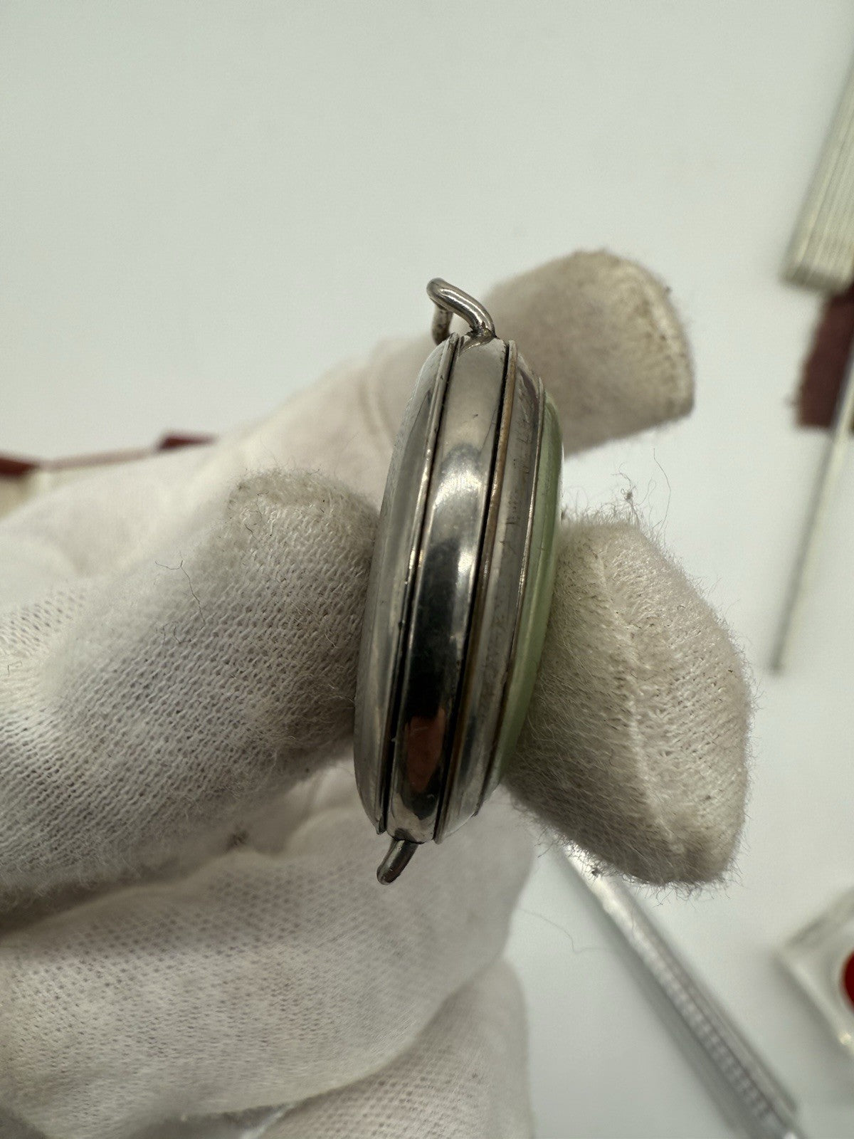 ANTIKE ARMBANDUHR GUCCI IM SAVONETTE STILL - HANDAUFZUG - RÖMISCHE ZAHLEN