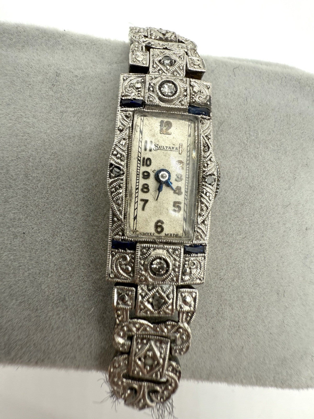 ANTIKE SULTANA DIAMANT & GOLD COCKTAIL UHR ART DECO 18KT 750 GOLD