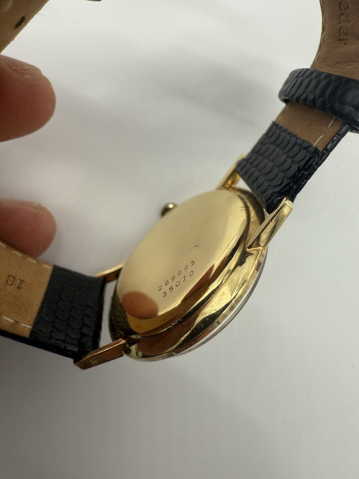 VINTAGE BAUME & MERCIER GENEVE 750/18K GELBGOLD HANDAUFZUG