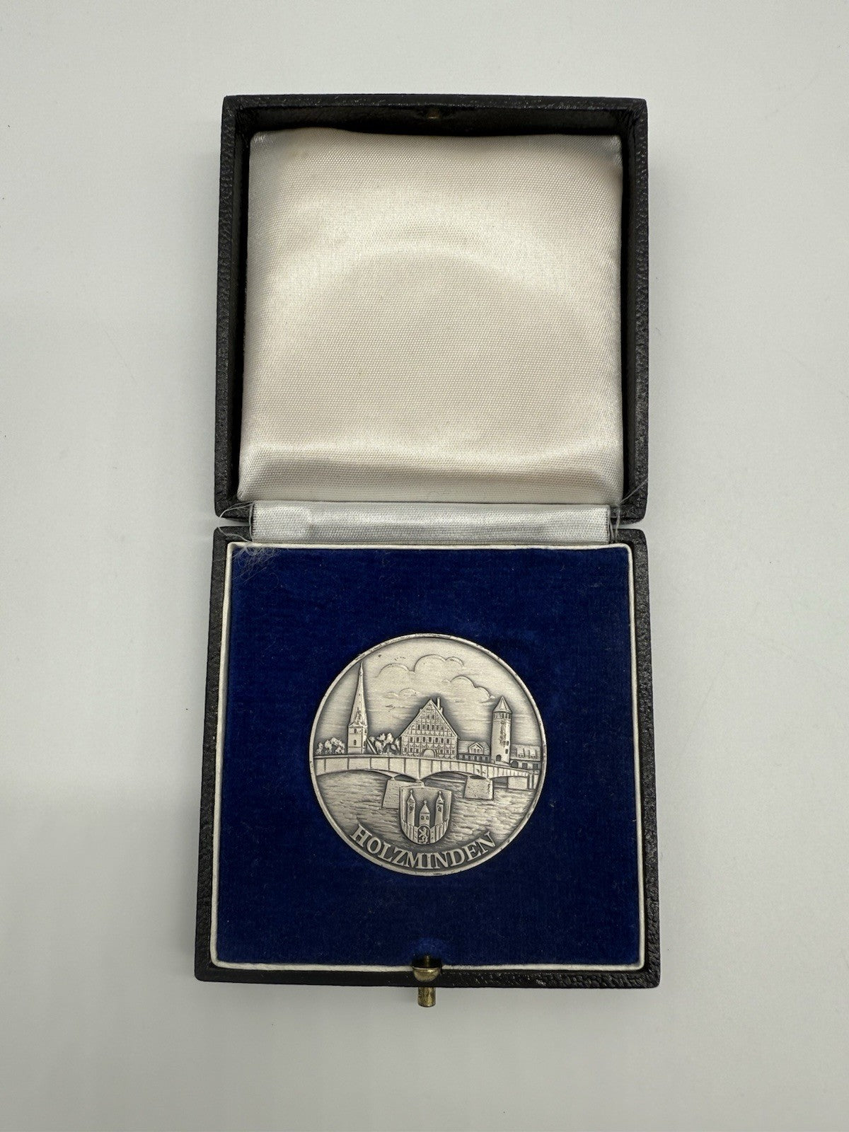 SILBERMEDAILLE 1 UNZE 1000er SILBER STADT HOLZMINDEN JUBILÄUM 100 JAHRE