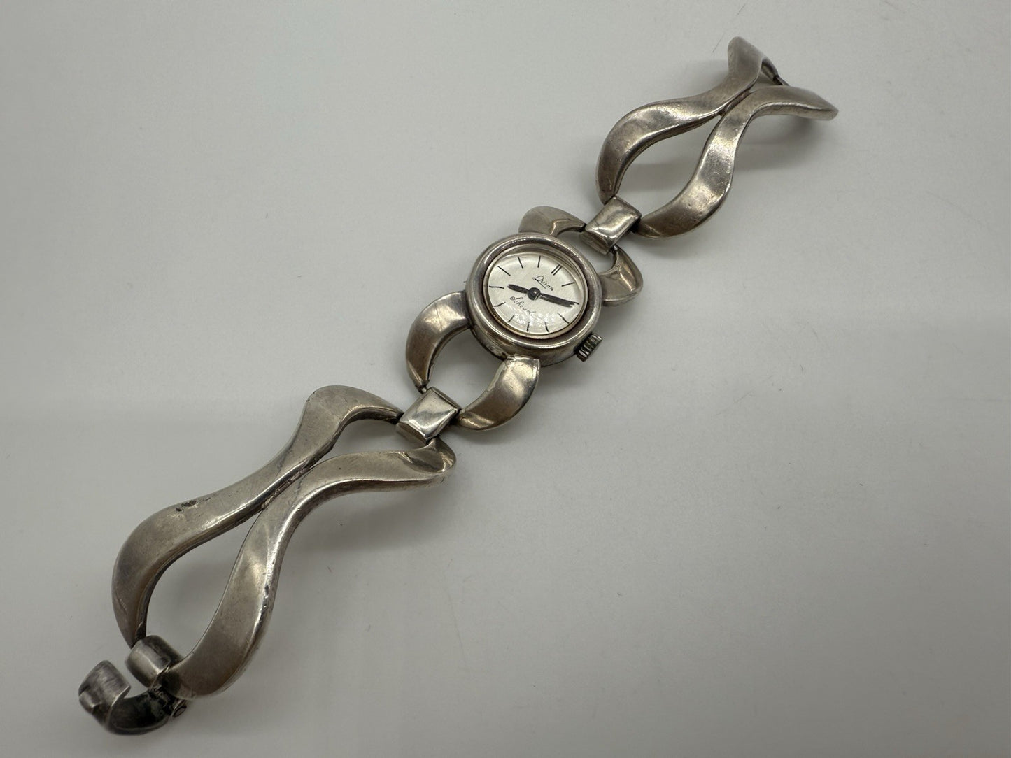 QUINN SCHEURLE SPANGENUHR DAMEN 925 SILBER LÄUFT