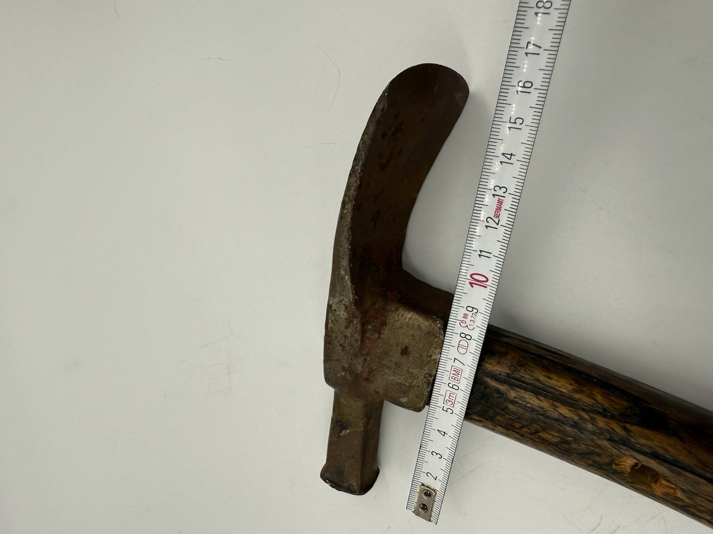 BERGMANNSPICKEL / GRUBENWEHR-SPITZHAMMER / SCHLAGHAKEN MIT SPITZE
