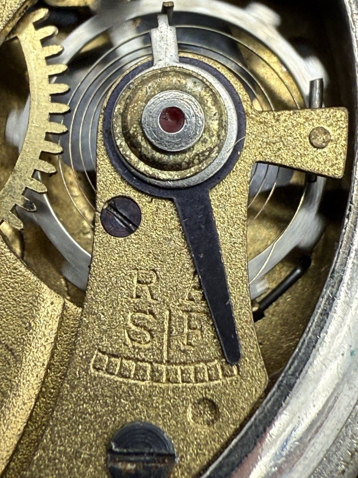 ANTIKE TASCHENUHR UM 1930 - MECHANISCH - SCHWEIZER WERK - VINTAGE LÄUFT