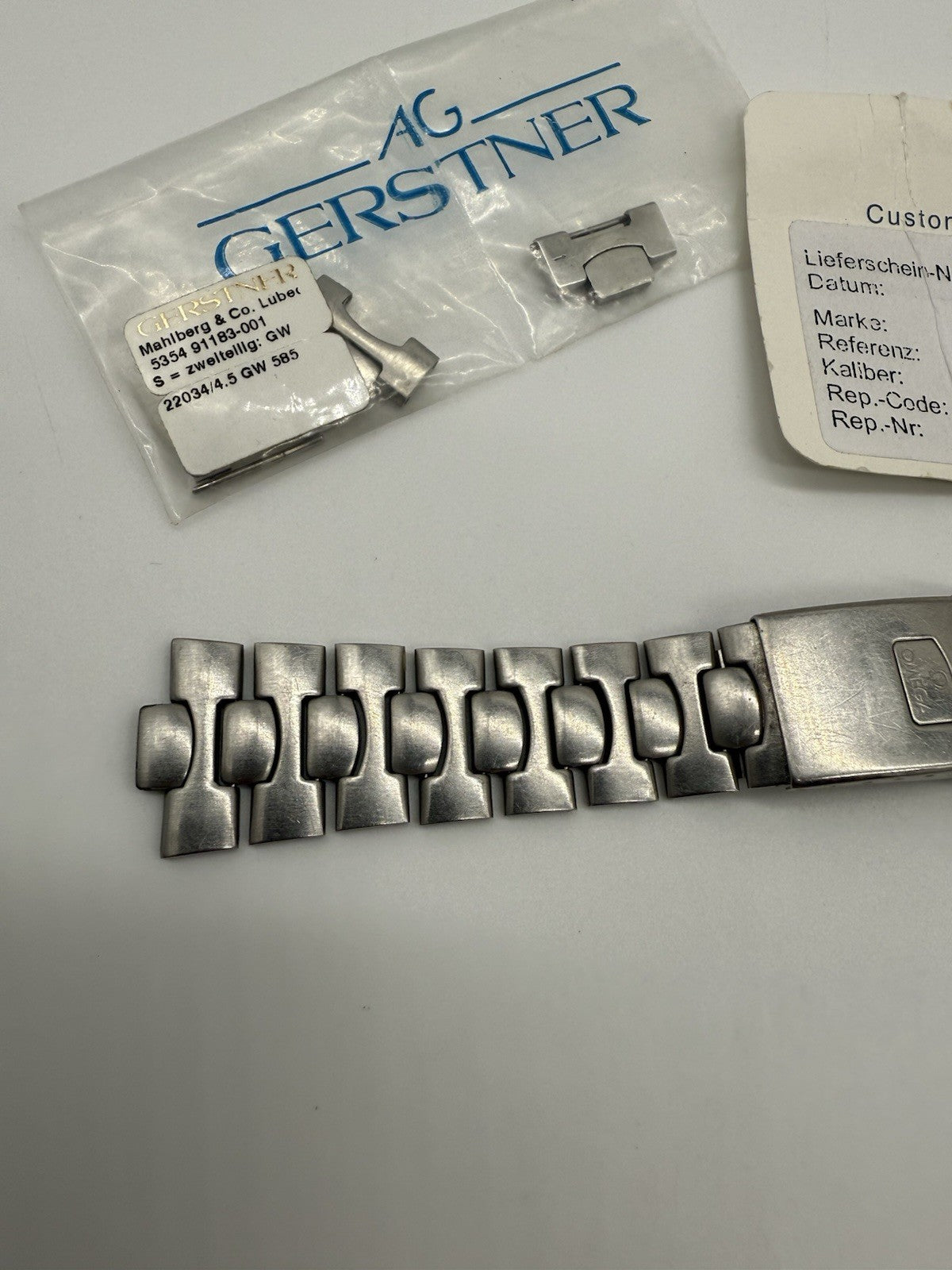 OMEGA SEAMASTER 200M STAHL ARMBAND BRACELET 19MM VINTAGE