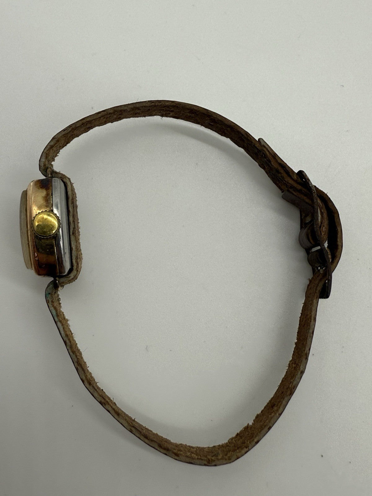 VINTAGE GLASHÜTTE 17 RUBIS DAMEN ARMBANDUHR HANDAUFZUG LÄUFT