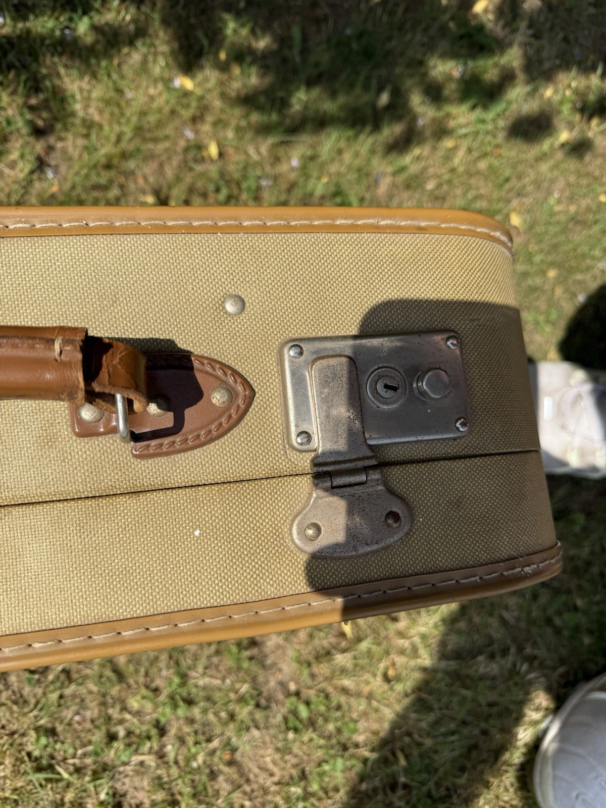 VINTAGE REISEKOFFER KINDELBRÜCK GERMANY 50er JAHRE, HARDCASE TASCHE