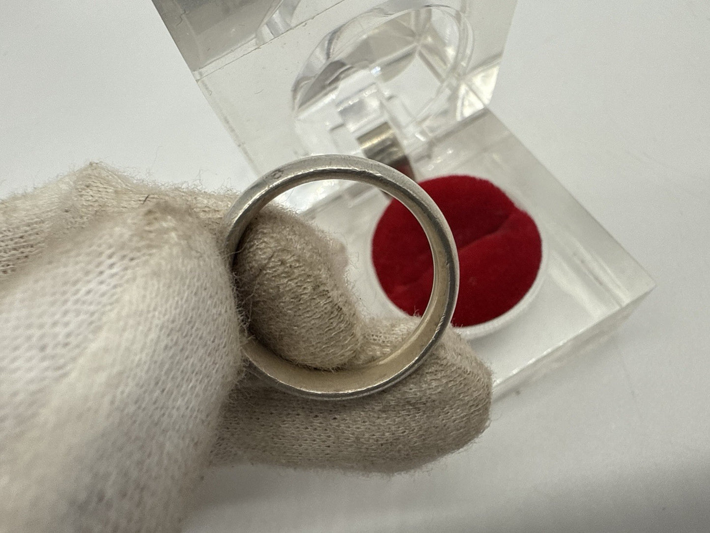 VINTAGE BANDRING 925 SILBER RING GR.64