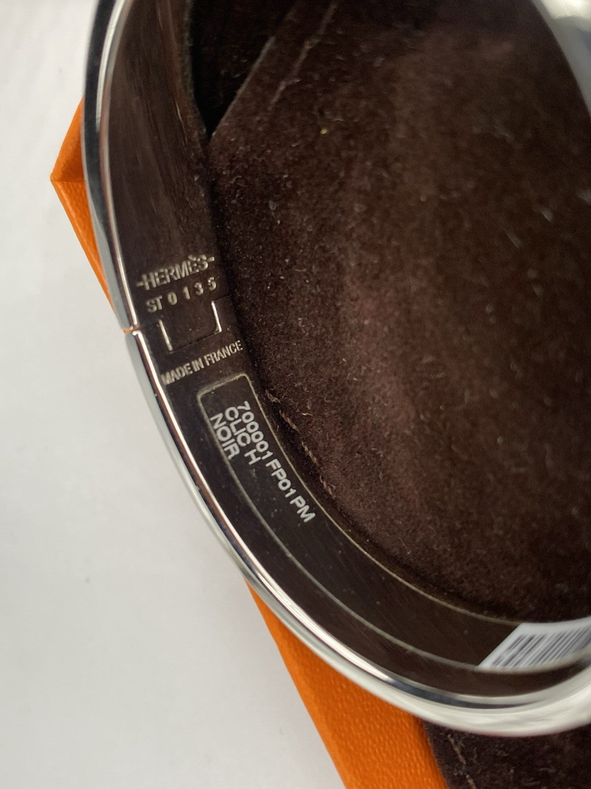 ORIGINAL HERMÈS ARMREIF CLIC H BLACK NOIR