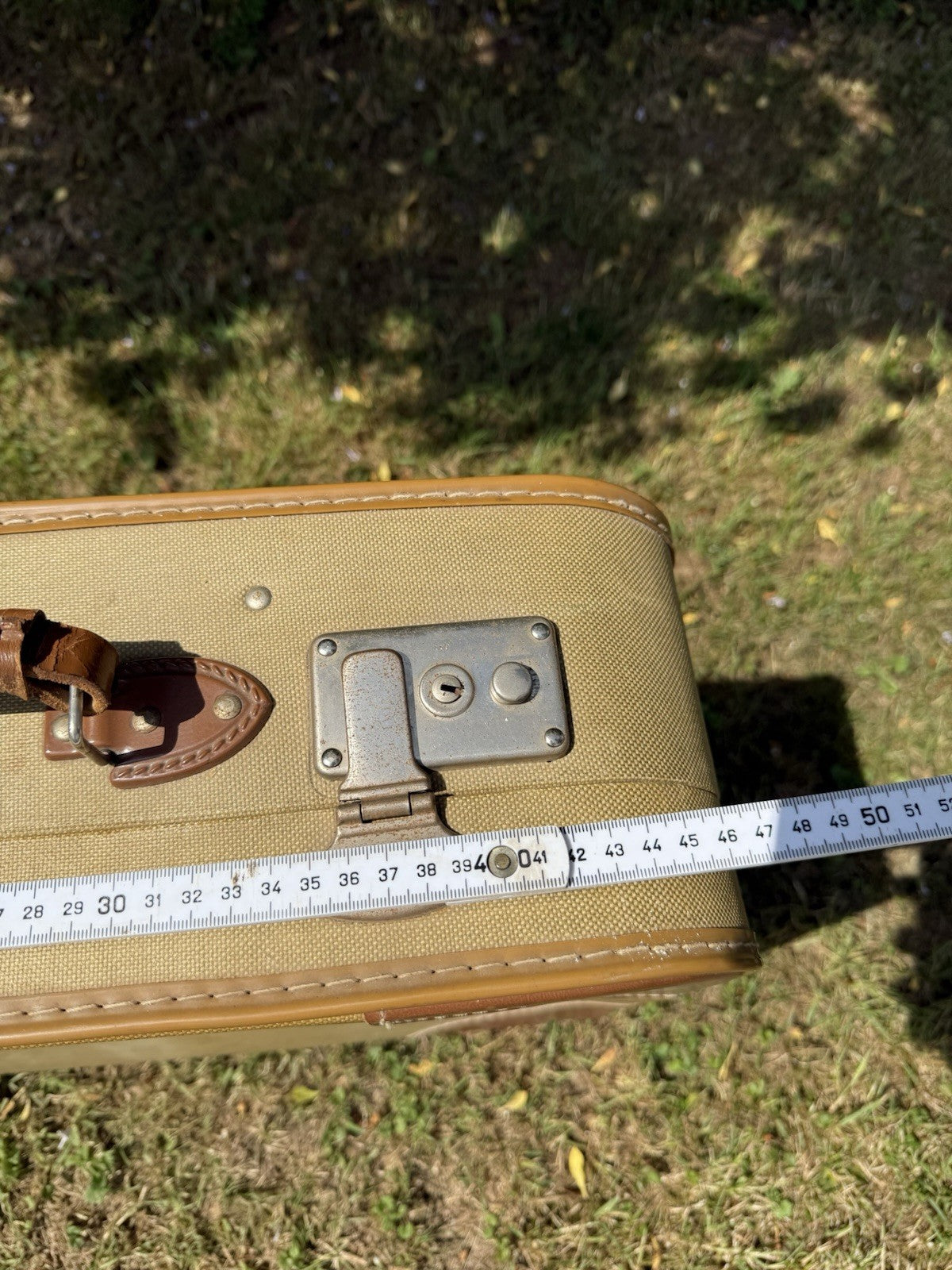 VINTAGE REISEKOFFER KINDELBRÜCK GERMANY 50er JAHRE, HARDCASE TASCHE