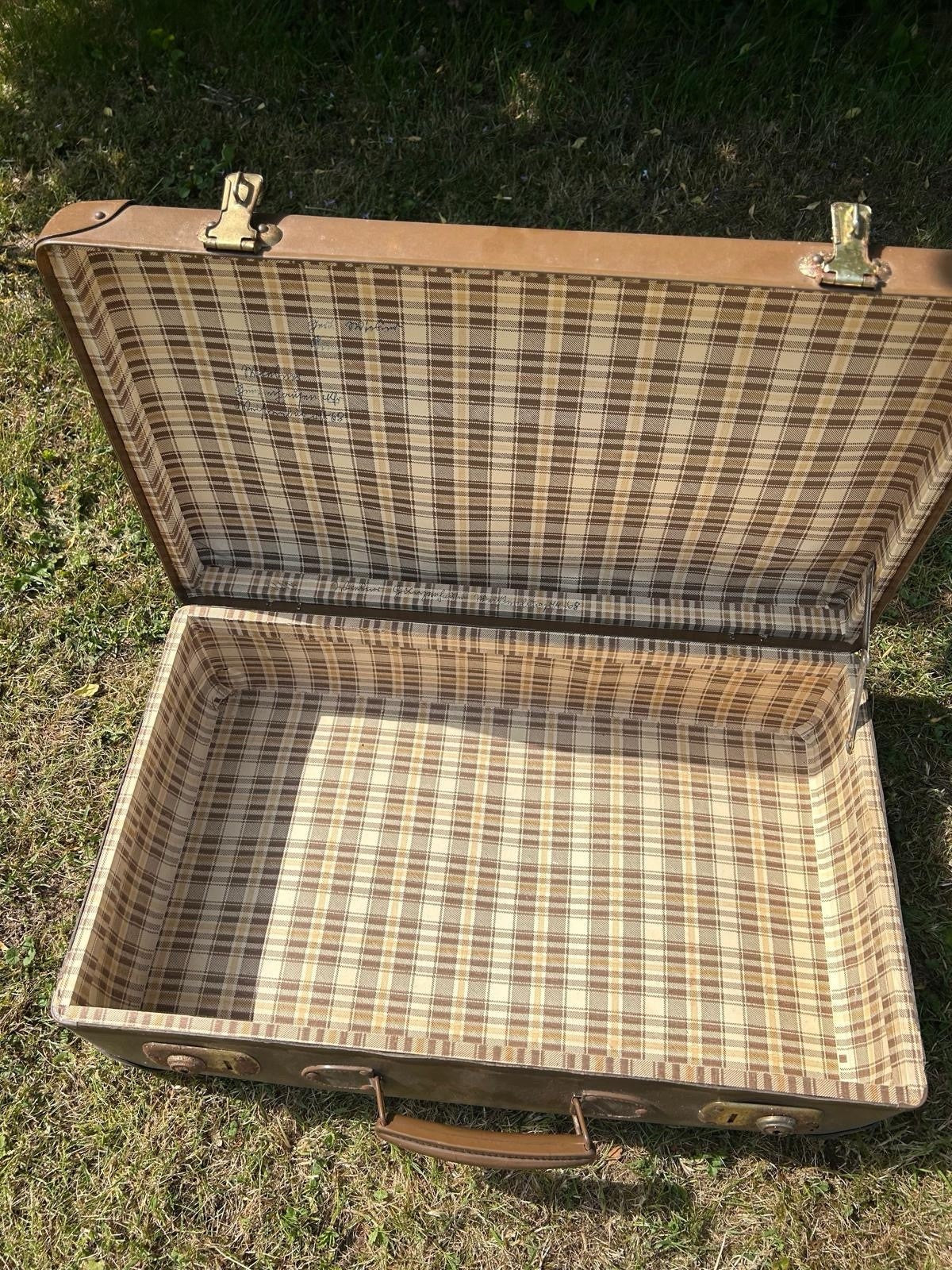 VINTAGE REISEKOFFER RETRO 60er HARDCASE TASCHE OLDTIMER