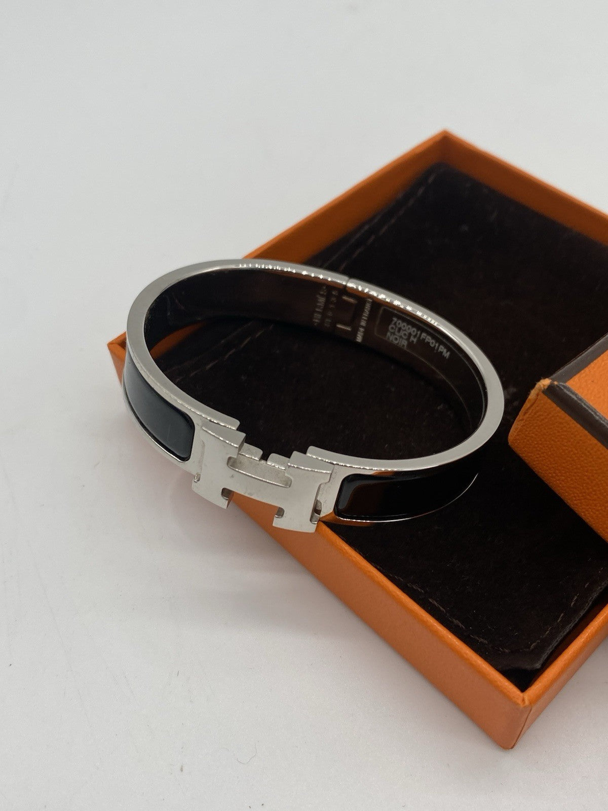 ORIGINAL HERMÈS ARMREIF CLIC H BLACK NOIR