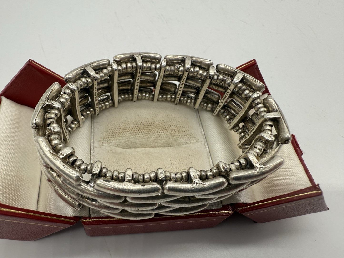 SCHICKES BREITES VINTAGE DESIGNER ARMBAND BEWEGLICH