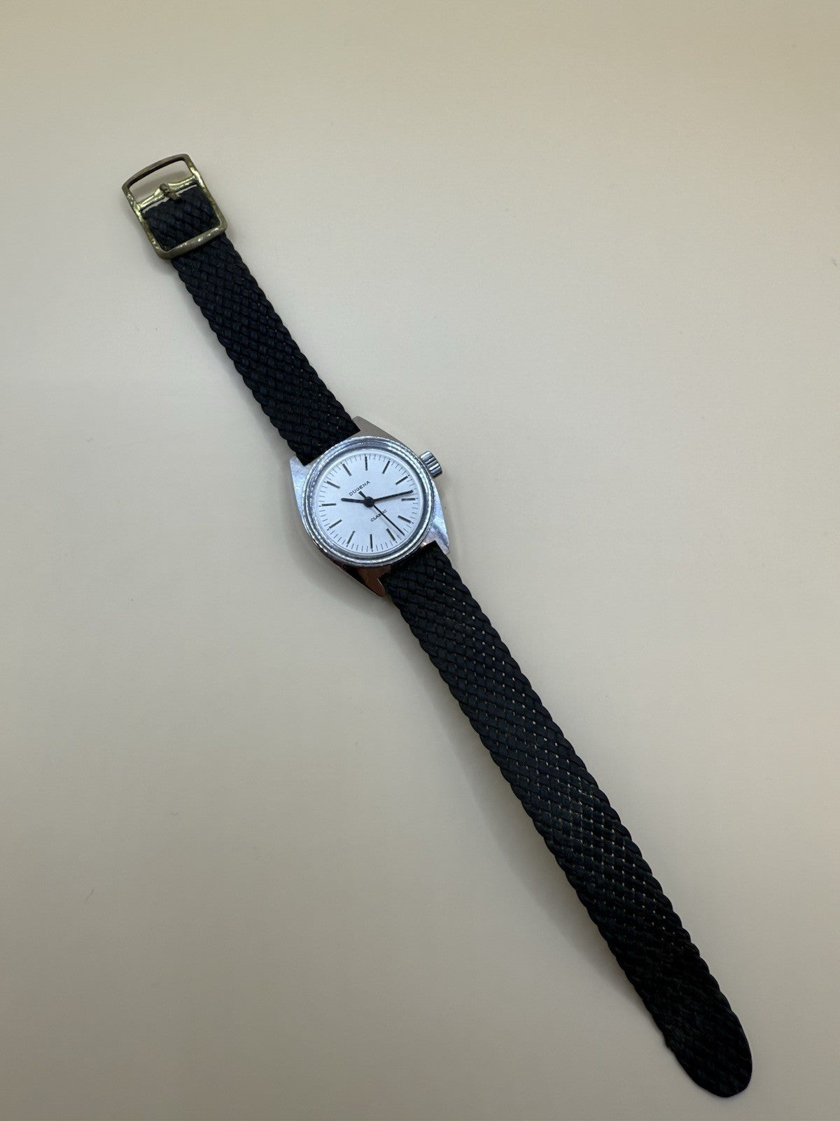 DUGENA CLASSIC DAMEN UHR HANDAUFZUG ARMBANDUHR LÄUFT