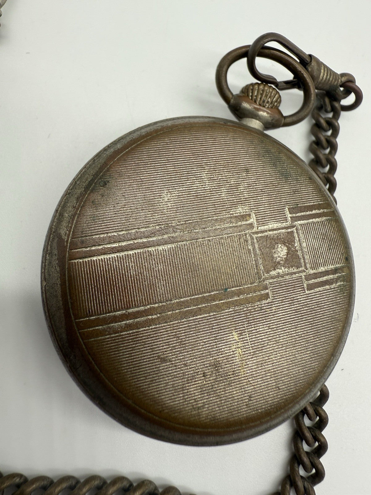 ANTIKE TASCHENUHR UM 1930 - MECHANISCH - SCHWEIZER WERK - VINTAGE LÄUFT