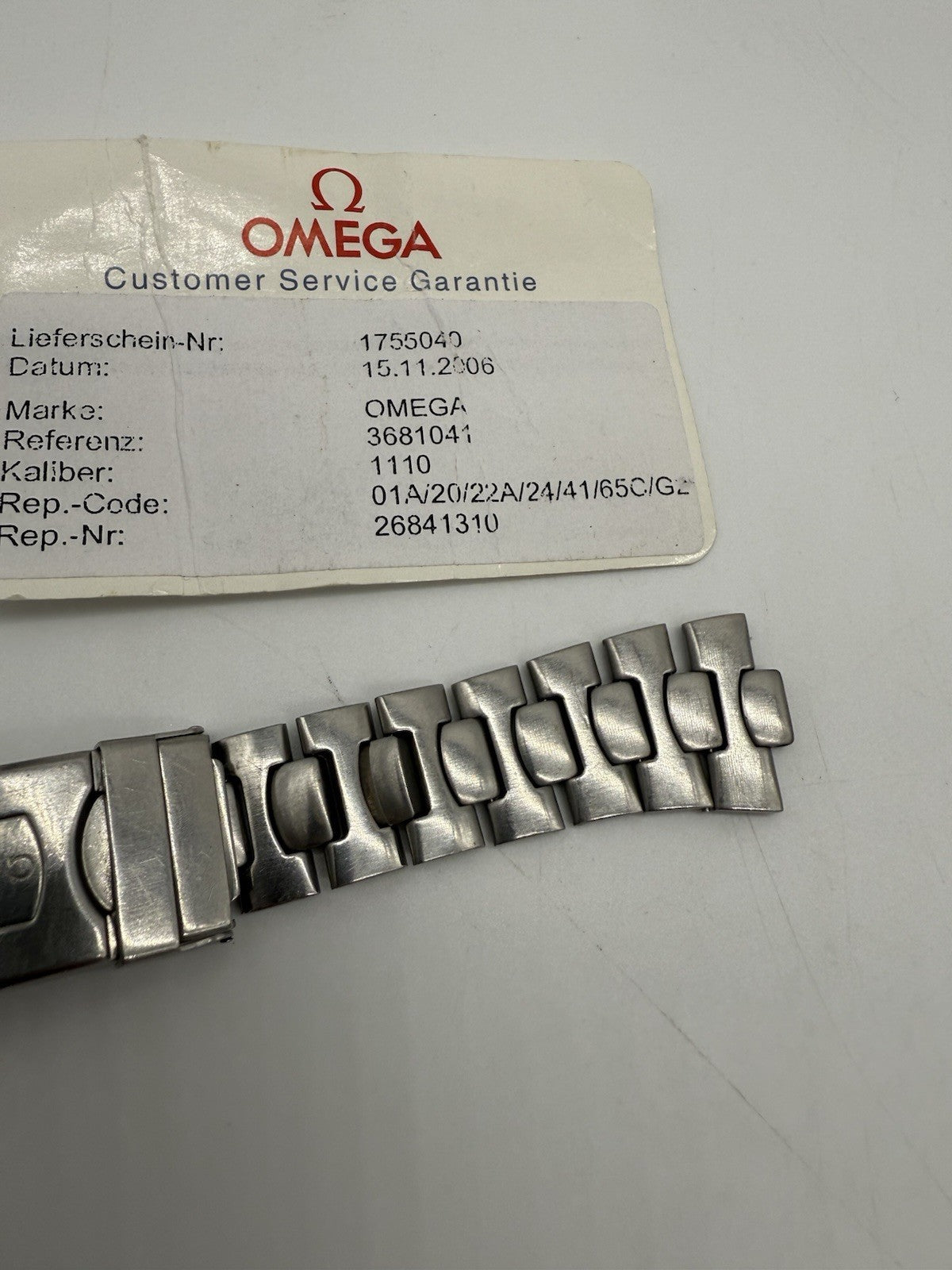 OMEGA SEAMASTER 200M STAHL ARMBAND BRACELET 19MM VINTAGE