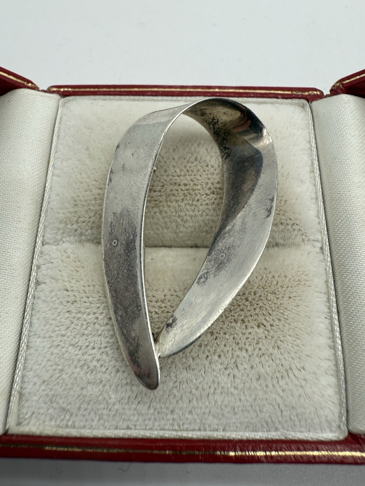 VINTAGE 925 STERLING SILBER BROSCHE SKANDINAVISCHES DESIGN