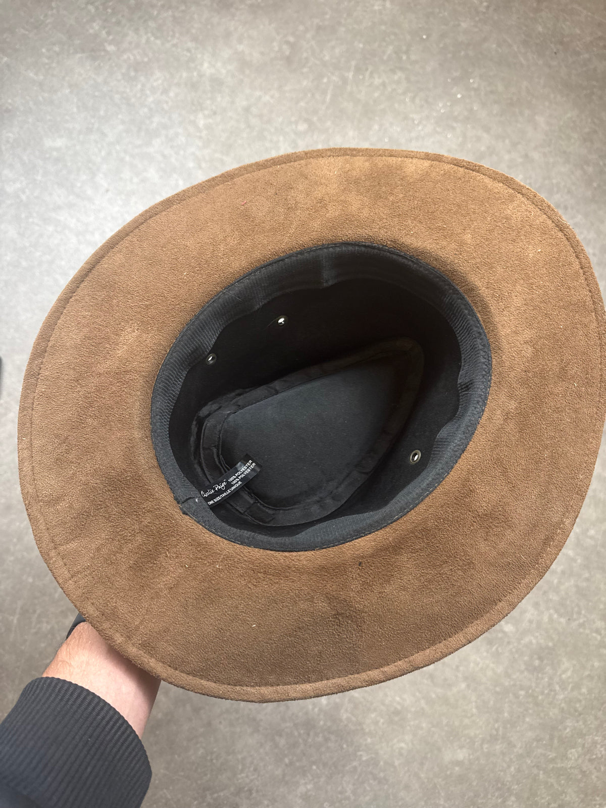 Vintage Cowboyhut Braun – Westernhut mit geflochtenem Hutband