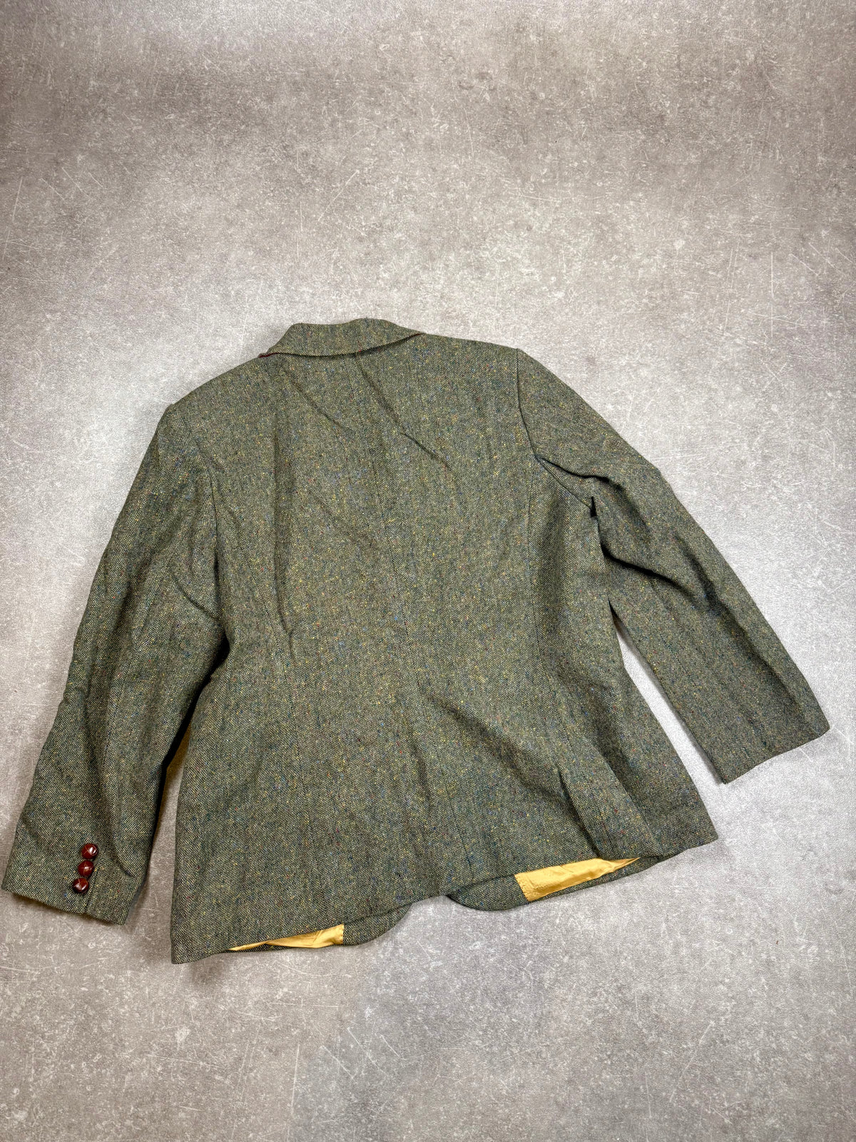 Vintage Donegal Tweed Damen Blazer Gr. 44 – 100% Schurwolle Made in Ireland