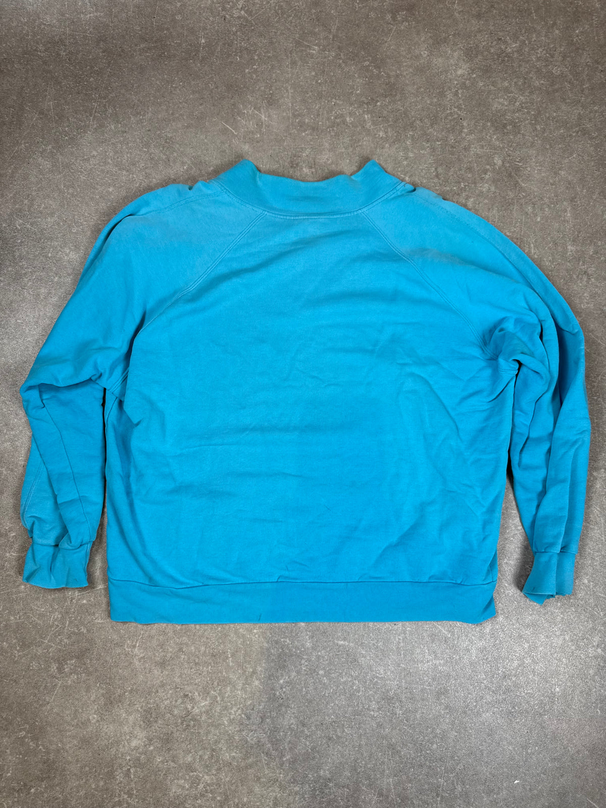 Vintage BOSS Hugo Boss Sports Sweatshirt Türkis V-Neck 90s