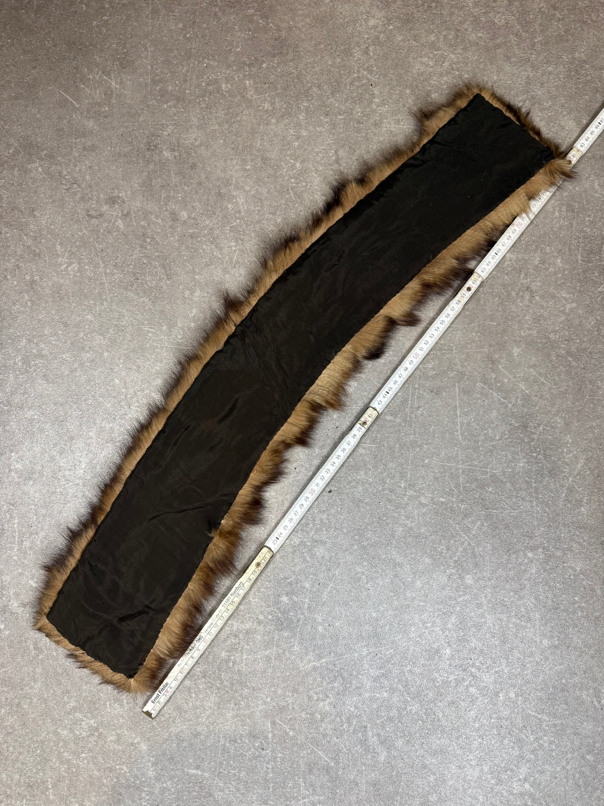 Vintage Nerz Pelzstola Braun Echtfell Mink Fur Schulterkragen ca. 80 cm
