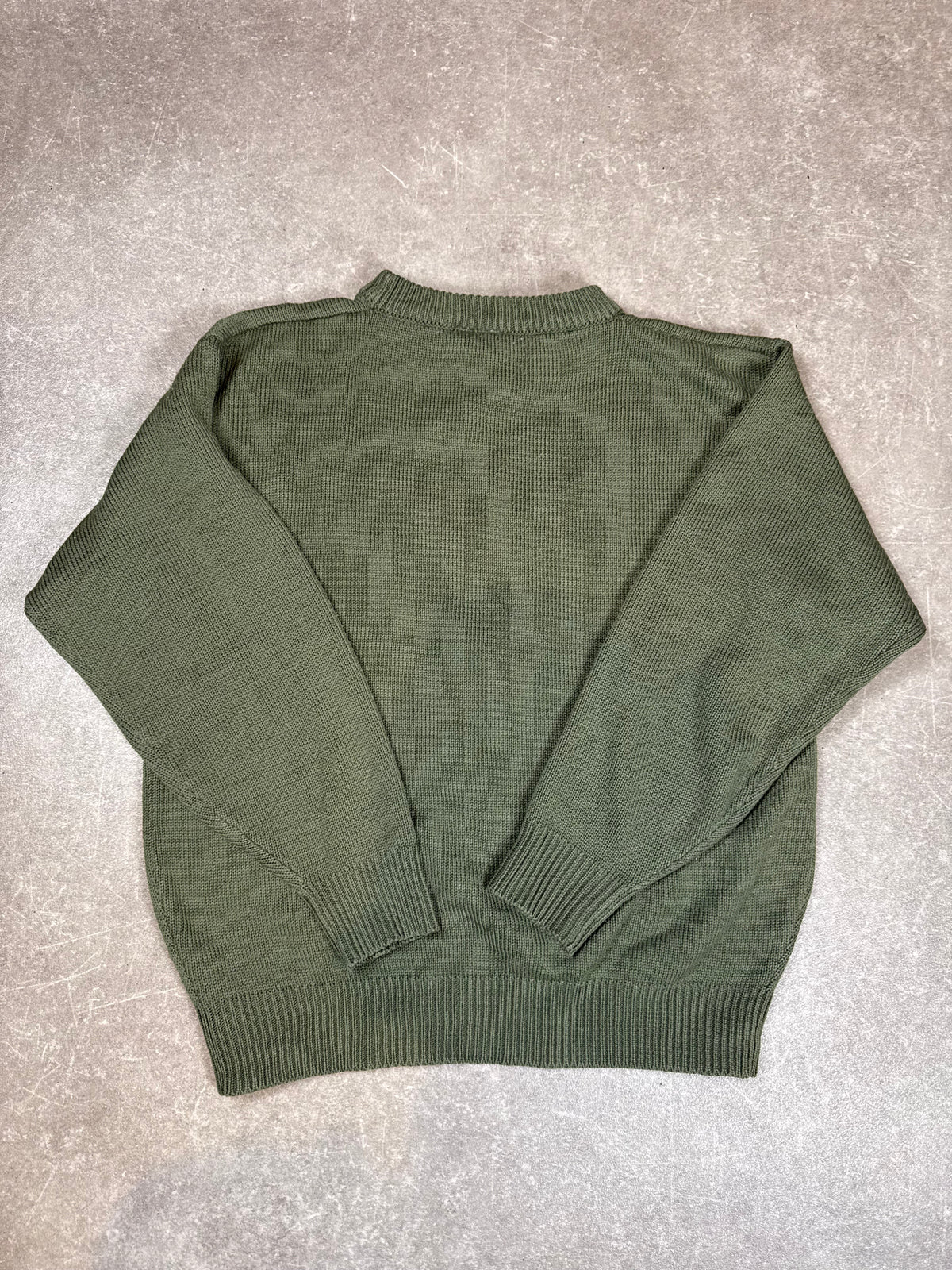 Vintage BOSS International Sports Golf Strickpullover Herren Grün 90s