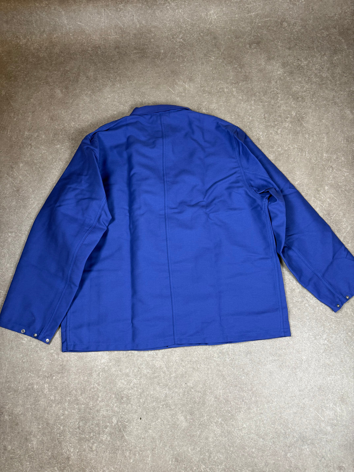 Vintage Arbeitsjacke Marquardt & Schulz Gr. 60 Blau Workwear Chore Jacket Berufsjacke