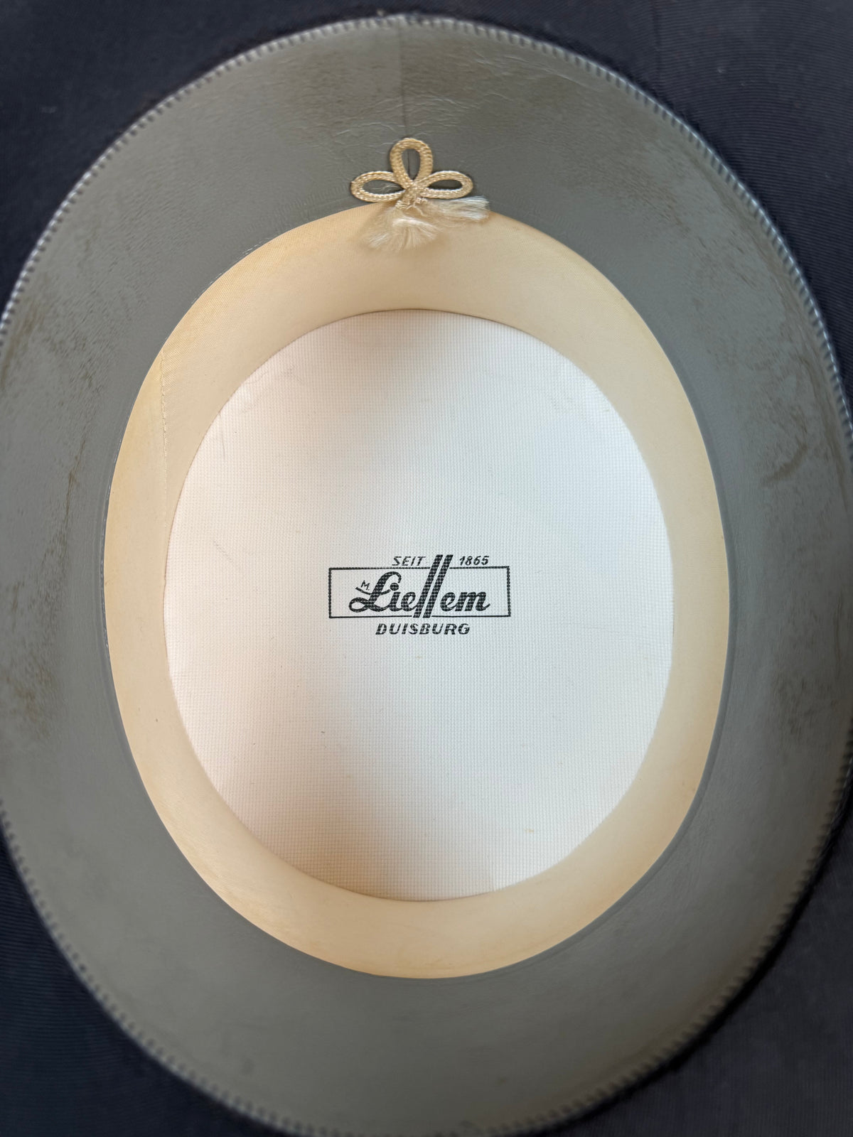 Vintage Seidenzylinder M. Liellem Duisburg Top Hat Herren Zylinder mit Hutkoffer