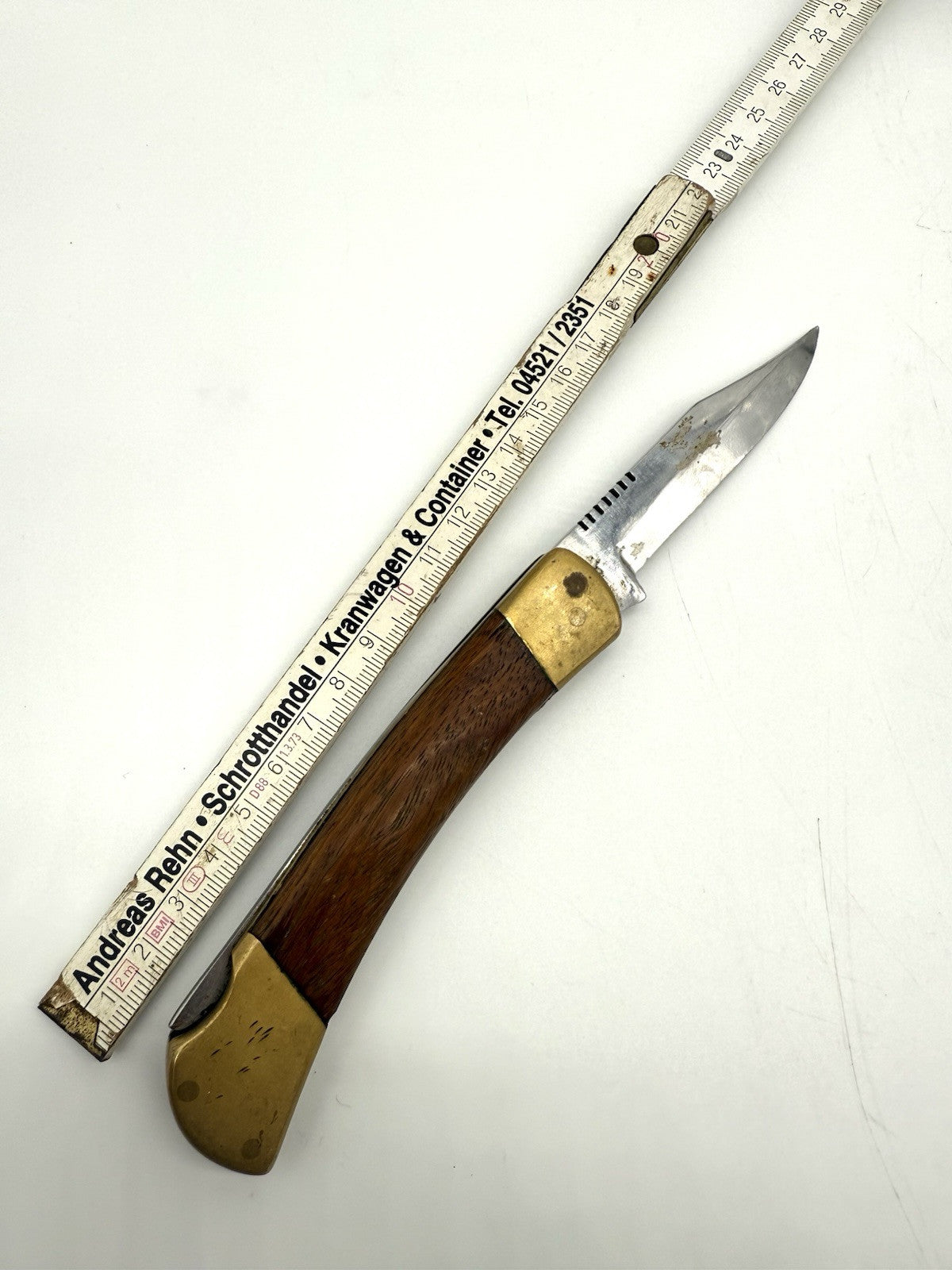 SCHWERES VINTAGE KLAPPMESSER MESSER