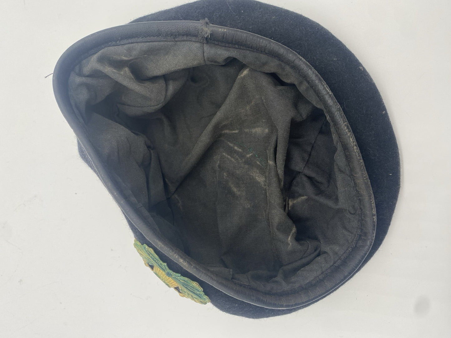 BARETT MIT KOKARDE BW BUNDESWEHR OFFIZIER MILITARIA