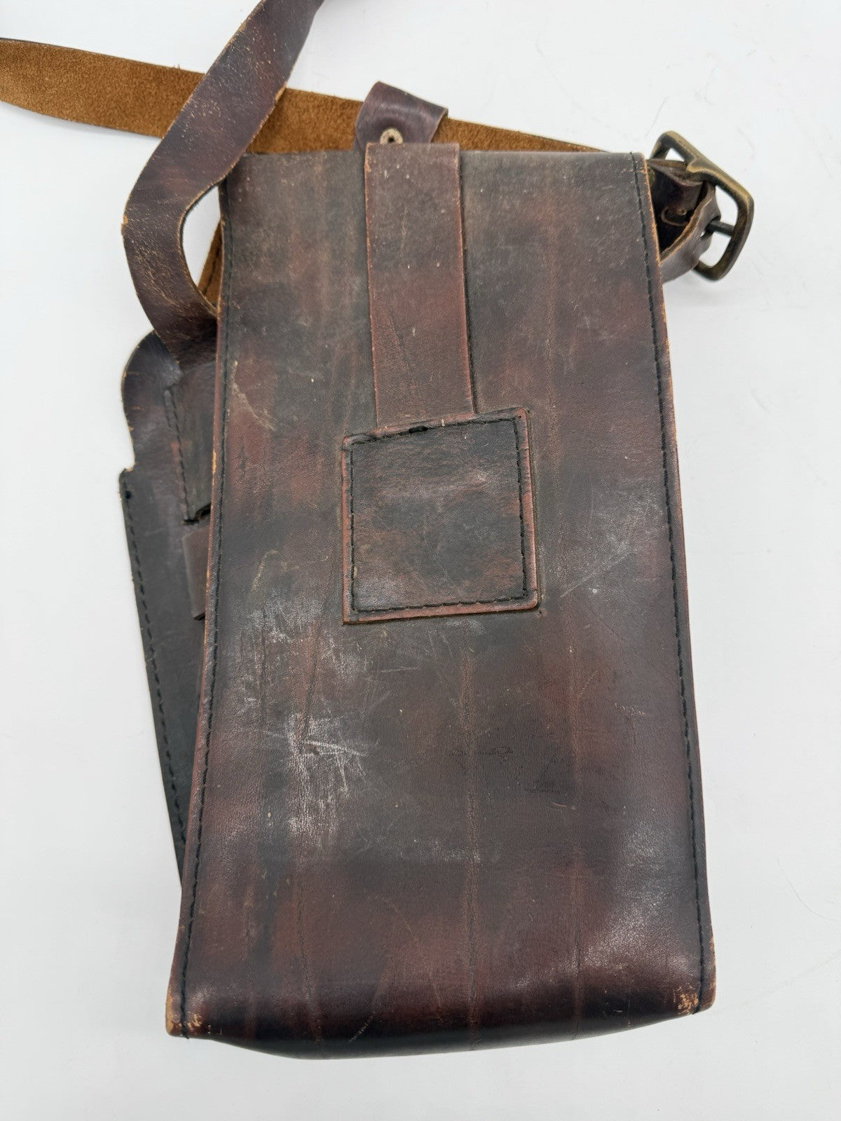LEDERTASCHE SATTELTASCHE OLDTIMER KAVALLERIE MILITÄR HERREN
