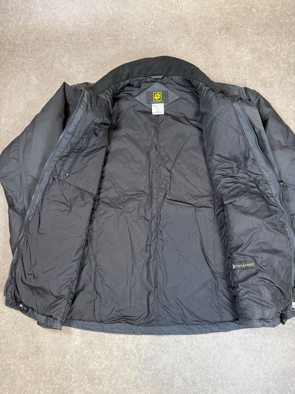 Jack Wolfskin TEXAPORE Herren Outdoorjacke Schwarz XXL Gr. 58