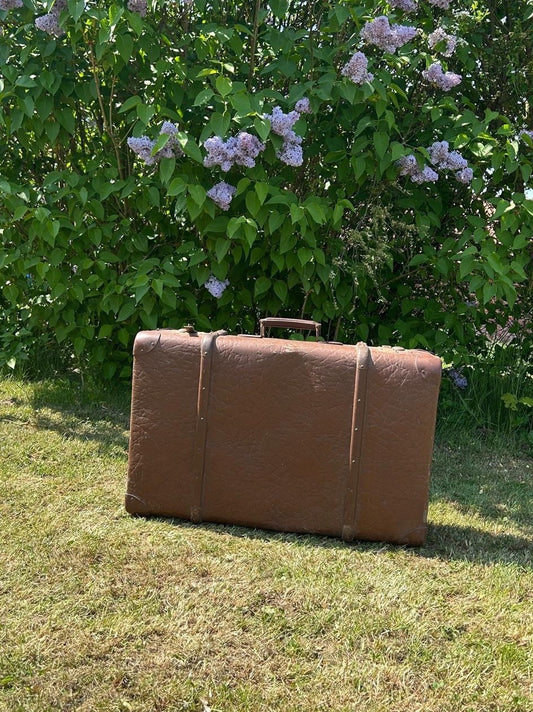 VINTAGE REISEKOFFER 50er JAHRE HARDCASE TASCHE OLDTIMER