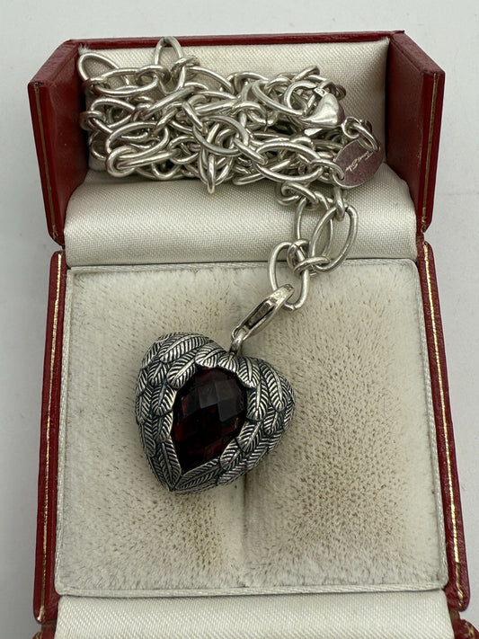 MASSIVE THOMAS SABO KETTE & RIESEN FLÜGEL HERZ ANHÄNGER RARITÄT 925 SILBER