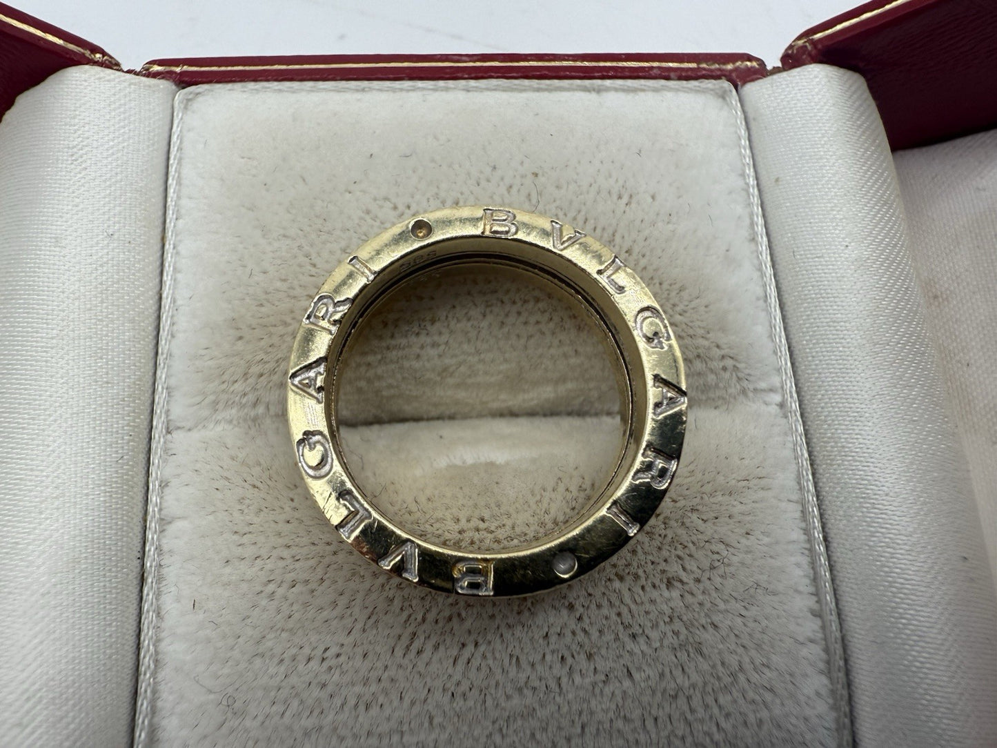 ORIGINAL BVLGARI RING 750 GELBOLD 18K GR.54