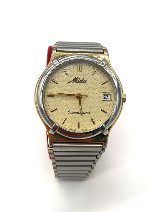 MIDO COMMANDER HERREN UHR AUTOMATIK ARMBANDUHR REF.:8047 LÄUFT