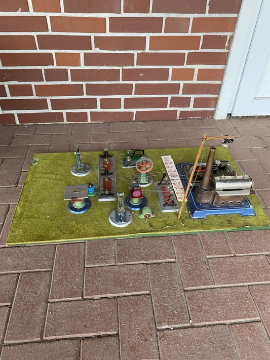 VINTAGE DAMPFMASCHINE WILESCO MIT VIEL ZUBEHÖR