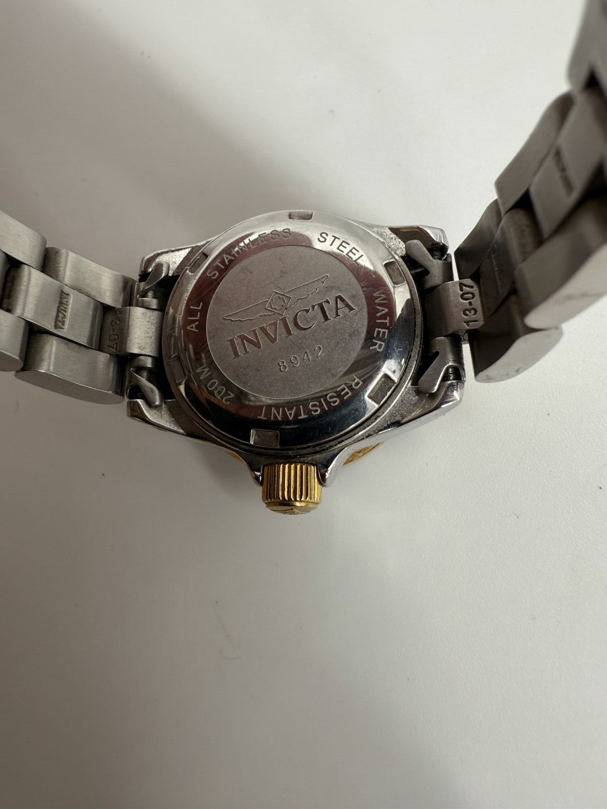 INVICTA PRO DIVER 8942 DAMEN UHR  EDELSTAHL ARMBANDUHR QUARZ