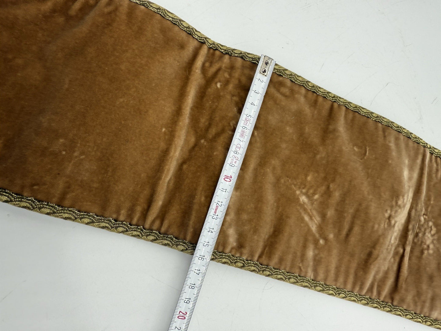 HANDGESTRICKTER KLINGELZUG GLOCKENSTRANG WANDBANDEROLE GLOCKENZUG