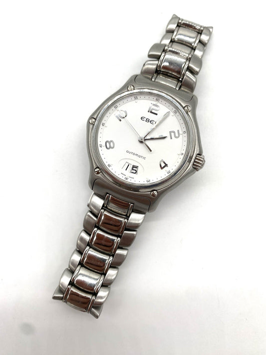 EBEL 1911 AUTOMATIK HERRENUHR MIT GROPDATUM ELEGANT