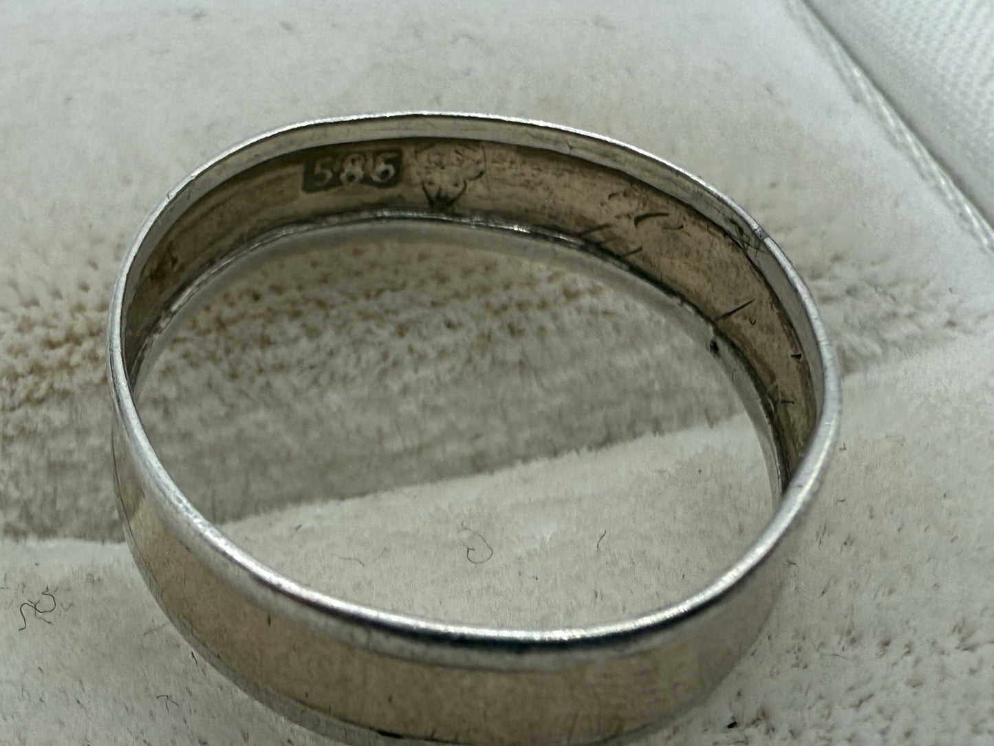 585er GOLD BANDRING BICOLOR 14K - 1,2g