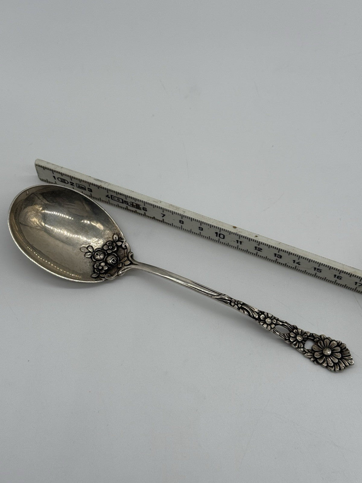 800 SILBER HILDESHEIMER ROSE SAHNELÖFFEL BESTECK TAFELSILBER ANTIK